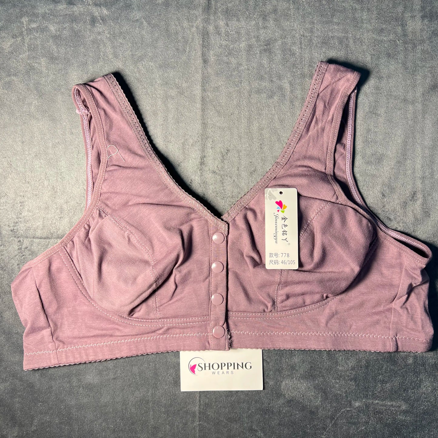 Multi-Colors Winter Button Bra for Women β Non-Wired Front Button Design