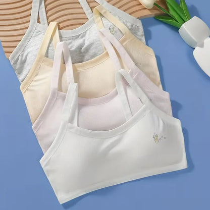 Padded Pack Of 3 Teenage Girls Cotton Training Bra