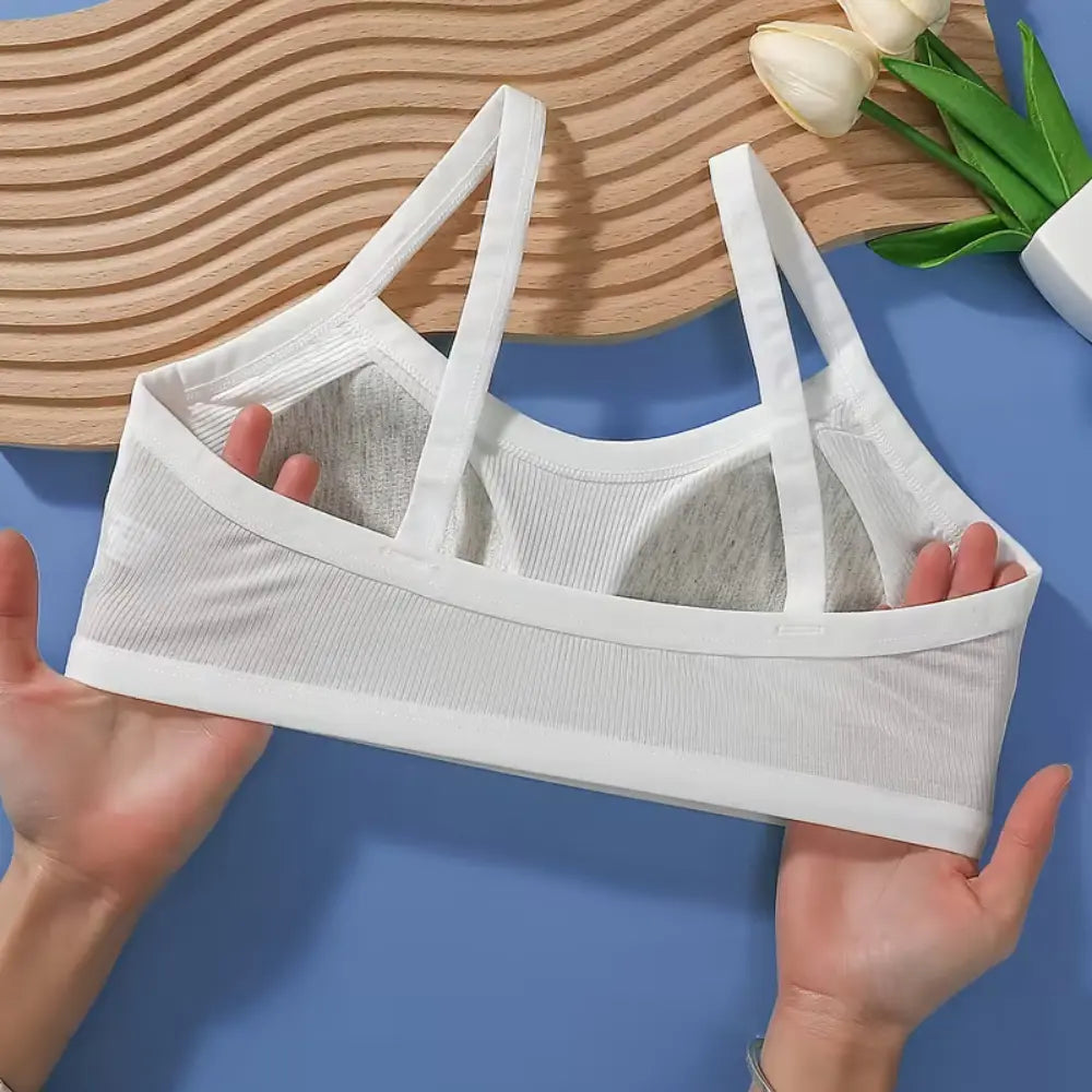 Padded Pack Of 3 Teenage Girls Cotton Training Bra