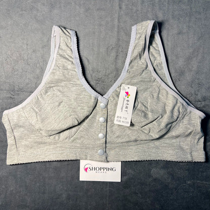 Multi-Colors Winter Button Bra for Women – Non-Wired Front Button Design
