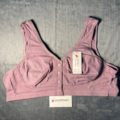 Multi-Colors Winter Button Bra for Women – Non-Wired Front Button Design